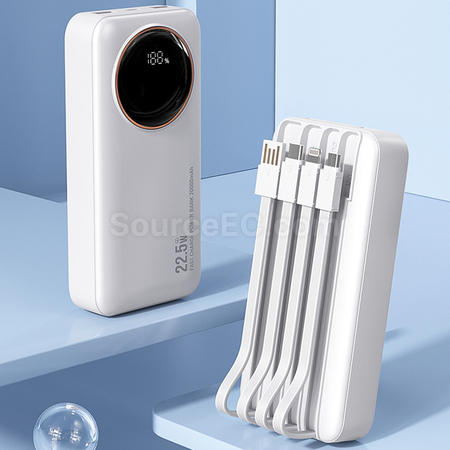 客製化3C認證帶線行動電源禮品