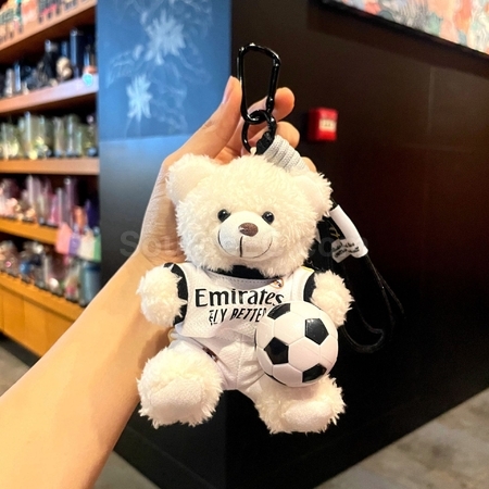 客製化足球小熊掛件鑰匙圈禮品
