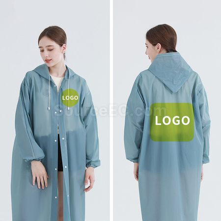 客製化附帽簷EVA雨衣禮品