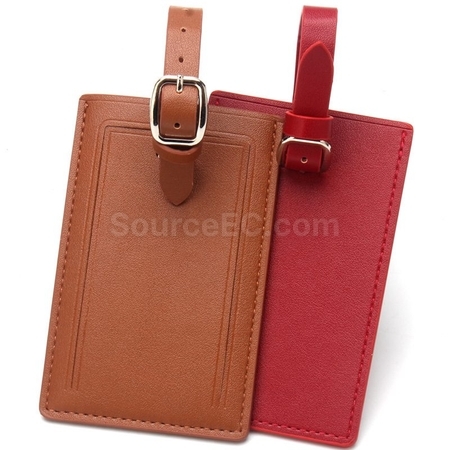 客製化PU方形行李牌禮品
