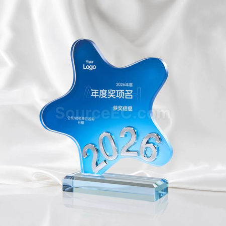 客製化2026水晶獎座禮品