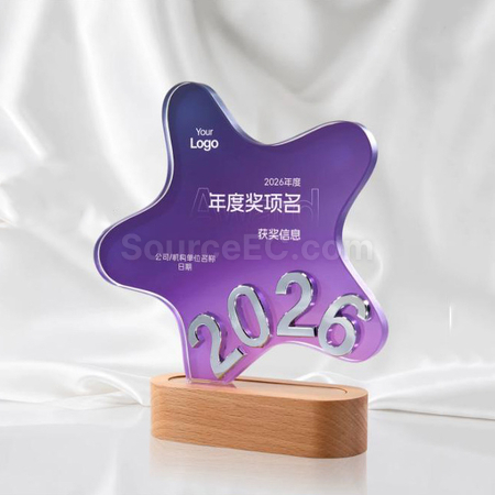 客製化2026水晶獎座禮品
