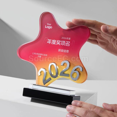 客製化2026水晶獎座禮品