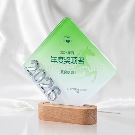 客製化2026水晶獎座禮品