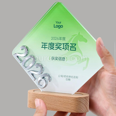 客製化2026水晶獎座禮品