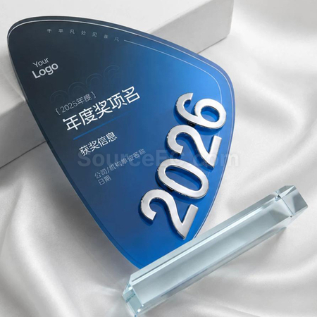 客製化2026水晶獎座禮品