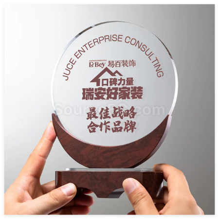 客製化水晶大理石獎座禮品