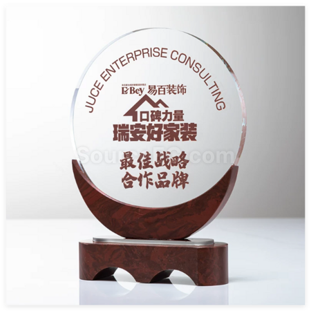 客製化水晶大理石獎座禮品