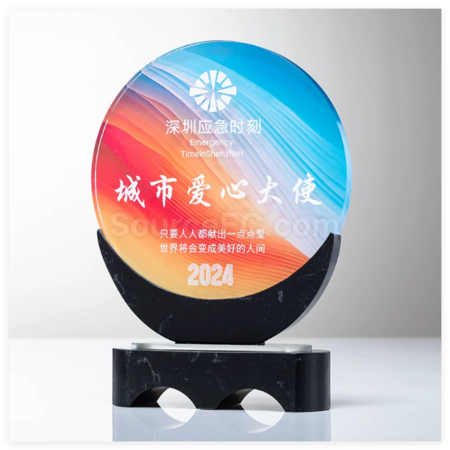 客製化水晶大理石獎座禮品