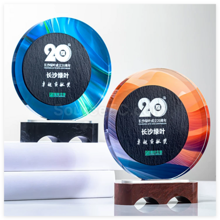 客製化水晶大理石獎座禮品