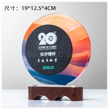 客製化水晶大理石獎座禮品