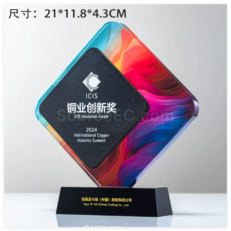 客製化水晶大理石獎座禮品