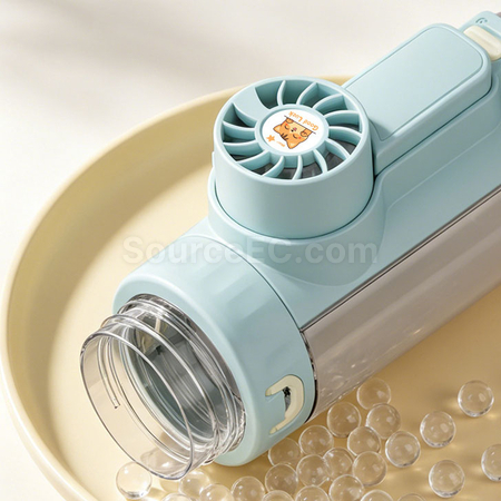 客製化降溫噴霧水杯風扇禮品