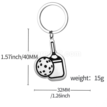 客製化匹克球鑰匙扣禮品
