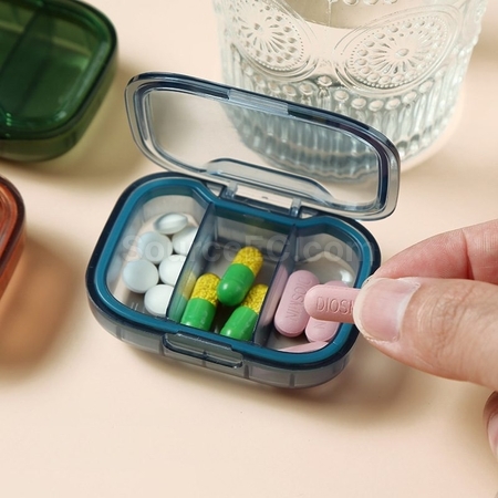 客製化行動式3格藥丸分裝盒禮品
