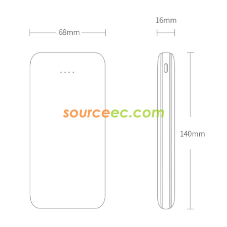 客製化10000mAh行動電源禮品