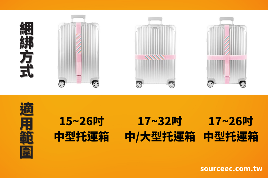 客製化行李束帶