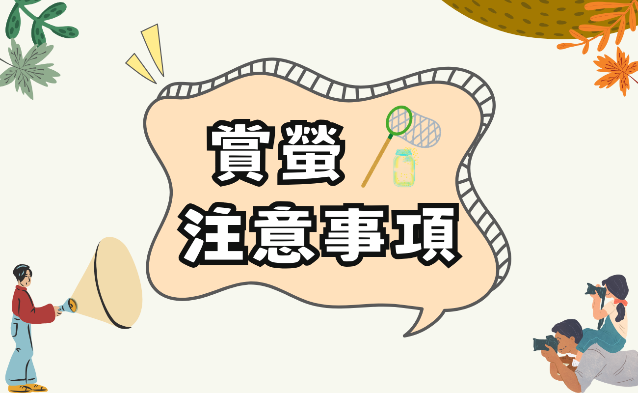 賞螢注意事項