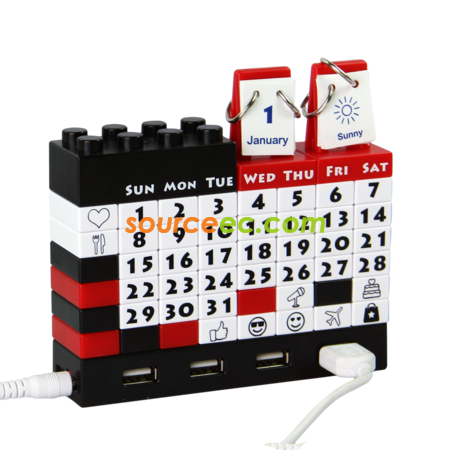 客製化Gattola HUB積木檯曆禮品