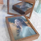 客製化鏡子燈光相框禮品