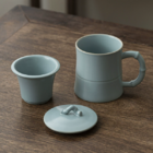 陶瓷可過濾泡茶杯