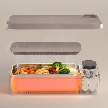 客製化智能加熱保溫不鏽鋼飯盒禮品