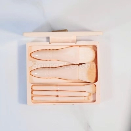 客製化行動式5支化妝刷美妝工具禮品